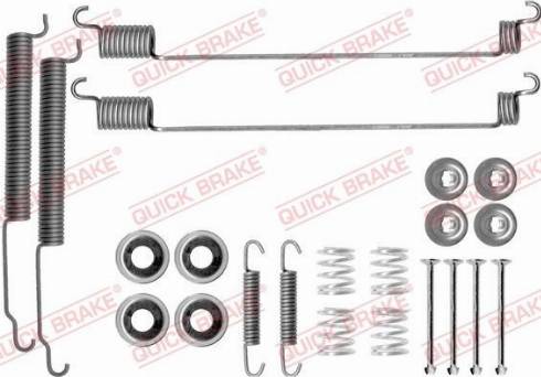 QUICK BRAKE 105-0768 — Zestaw dodatków, szczęki hamulcowe