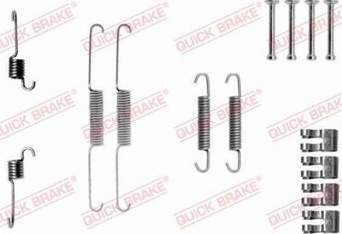 QUICK BRAKE 1050763 — Zestaw dodatków, szczęki hamulcowe