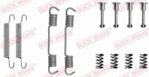 QUICK BRAKE 1050708 - SPRĘŻYNY SZCZĘK HAM. BMW T. E36 90-99 ATE