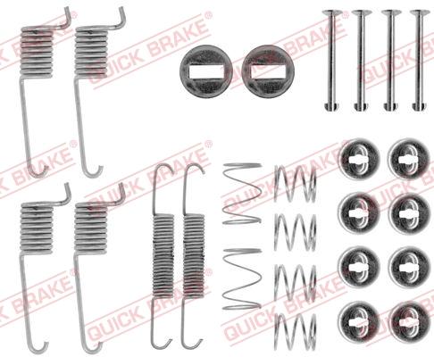 QUICK BRAKE 105-0714 - SPRĘŻYNY SZCZĘK HAM. DB T. 207-210 77-96
