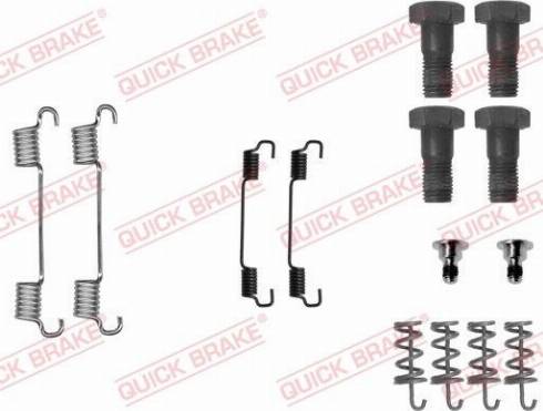 QUICK BRAKE 1050716 - SPRĘŻYNY SZCZĘK HAM. DB T. W203-S203 04-07