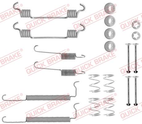 QUICK BRAKE 1050710 - SPRĘŻYNY SZCZĘK HAM. OPEL ASTRA F