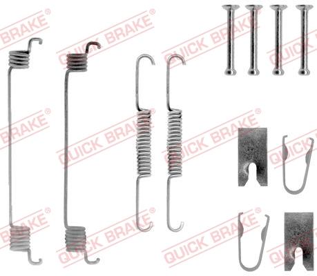 QUICK BRAKE 105-0789 - SPRĘŻYNY SZCZĘK HAM. FIAT BRAVA-BRAVO-MAREA