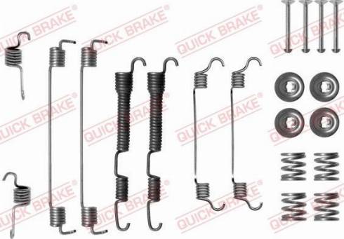 QUICK BRAKE 105-0786 — Zestaw dodatków, szczęki hamulcowe