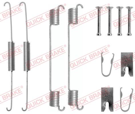 QUICK BRAKE 1050781 — Zestaw dodatków, szczęki hamulcowe