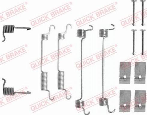 QUICK BRAKE 1050735 — Zestaw dodatków, szczęki hamulcowe