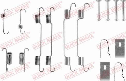 QUICK BRAKE 1050722 — Zestaw dodatków, szczęki hamulcowe