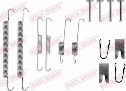 QUICK BRAKE 1050771 — Zestaw dodatków, szczęki hamulcowe