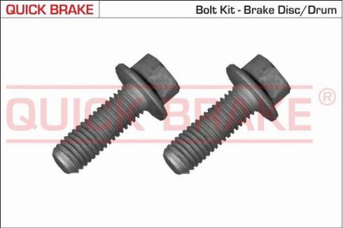 QUICK BRAKE 11558XK — Zestaw śrub, tarcza hamulcowa