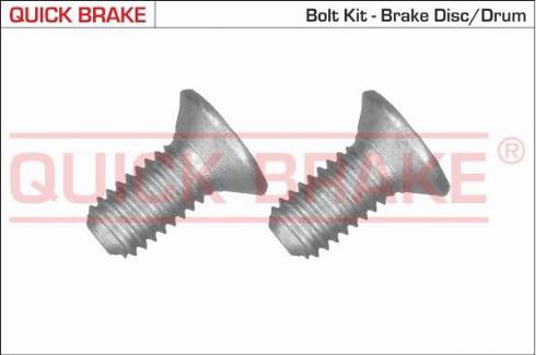 QUICK BRAKE 11671K - KPL=2SZT!!!! ŚRUBA TARCZY HAM. FIAT P.-T. PUNTO 05-