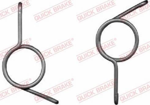 QUICK BRAKE 113-0519 — Zestaw naprawczy, dźwignia hamulca postojowego (zacisk)