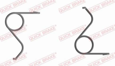 QUICK BRAKE 113-0529 — Zestaw naprawczy, dźwignia hamulca postojowego (zacisk)