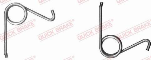 QUICK BRAKE 113-0522 - ZESTAW NAPR. ZACISKU HAM. FORD T. TRANSIT 06- SPRĘŻYNKA
