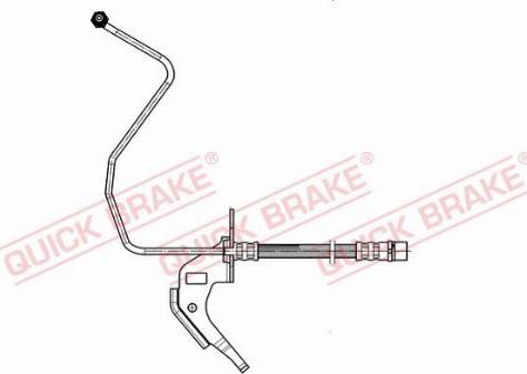 QUICK BRAKE 35.914 - Przewód hamulcowy