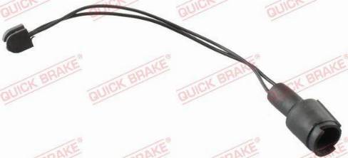 QUICK BRAKE WS 0102 A — Styk ostrzegawczy, zużycie okładzin hamulcowych