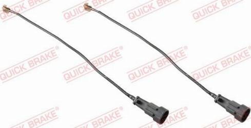 QUICK BRAKE WS 0282 A — Styk ostrzegawczy, zużycie okładzin hamulcowych