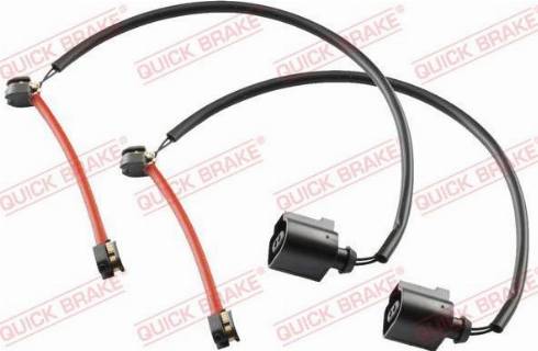 QUICK BRAKE WS 0225 A — Styk ostrzegawczy, zużycie okładzin hamulcowych