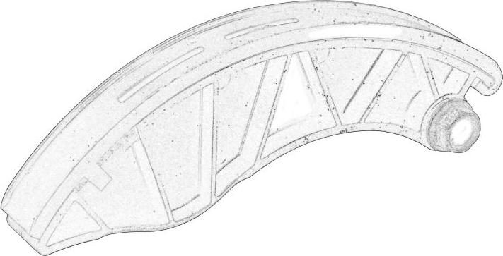 PSA 55578428 - PROWADNICA ŁAŃCUCHA ROZRZĄDU OPEL ASTRA J. MERIVA B. ZAFIRA C. MOKKA