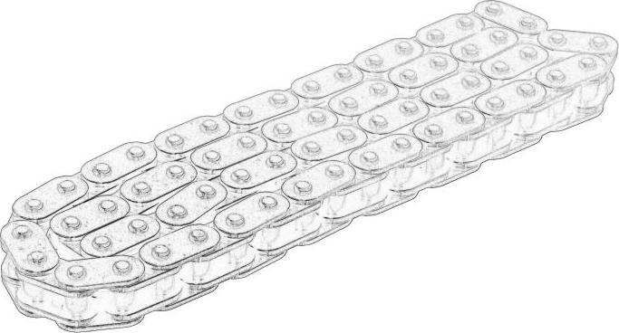 PSA 55573876 - ŁAŃCUCH POMPY OLEJU OPEL ASTRA K 1.6 CDTI 15-