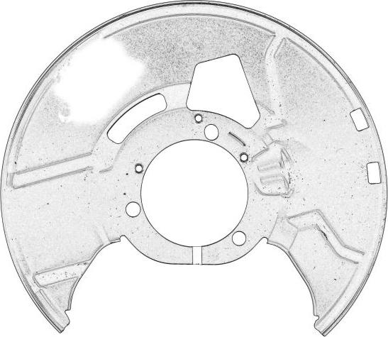 PSA 22810890 - OSŁONA TARCZY HAM. OPEL P. INSIGNIA 1.4-2.8 08- LE