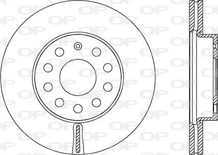 Maxgear 19-3238 - TARCZA HAM. VW P. GOLF 12--OCTAVIA-A3-LEON 12- 276MM