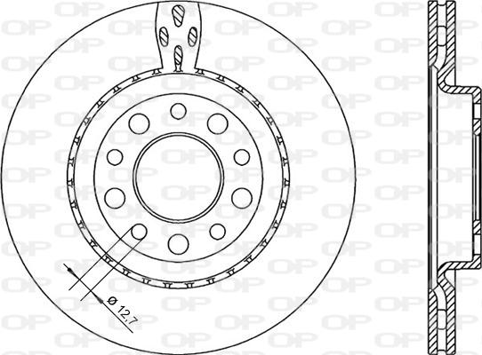 Brembo 09.9366.21 - Tarcza hamulcowa