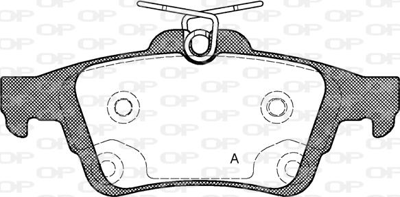 BENDIX Braking BPD1044 - KLOCKI HAMULCOWE TYŁ
