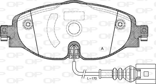 ATE 13.0460-2785.2 - KLOCKI HAM. VW P. GOLF-PASSAT-TIGUAN-TOURAN 12-