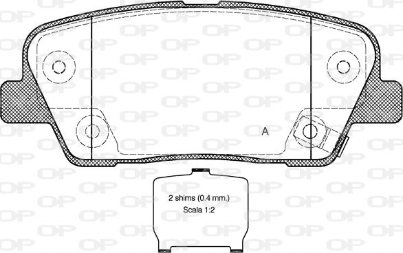 Textar 2552003 - KLOCKI HAM. HYUNDAI T. GENESIS-SANTA FE 08-