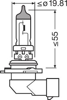 OSRAM 9006-1BL - ŻARÓWKA ORGINAL HB4 12V-51W 1SZT. BLISTER EKO