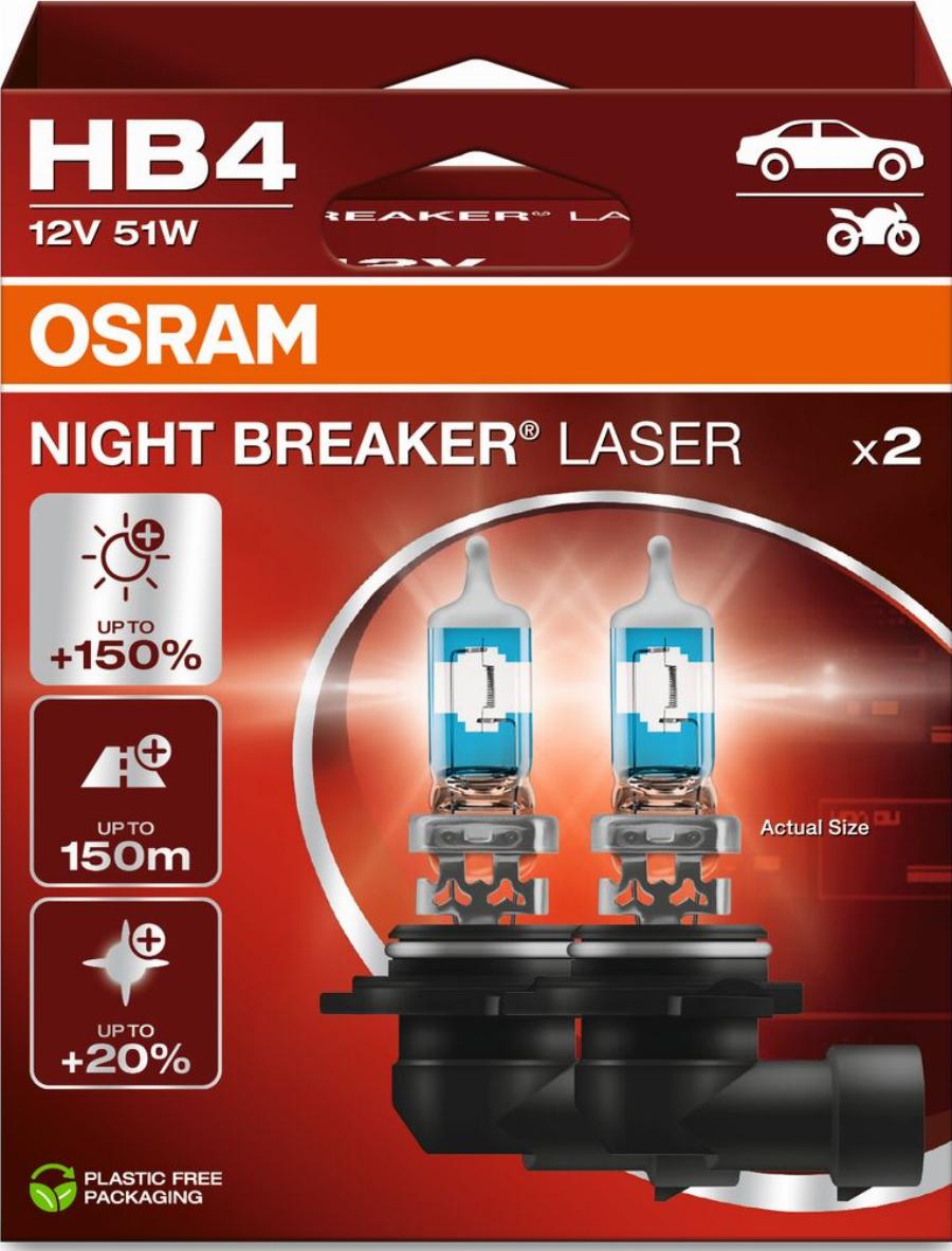 OSRAM 9006NL-2HB — Żarówka, reflektor dalekosiężny