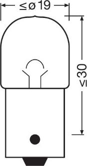 OSRAM 5008ULT-2BL - ŻARÓWKA ULTRA LIFE R10W 12V-10W BA15S Z COK. MET 2SZT. BLISTER EKO