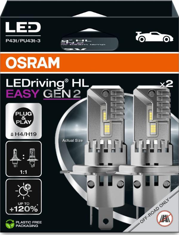 OSRAM 64193DWESY2-2HB — Żarówka, reflektor dalekosiężny