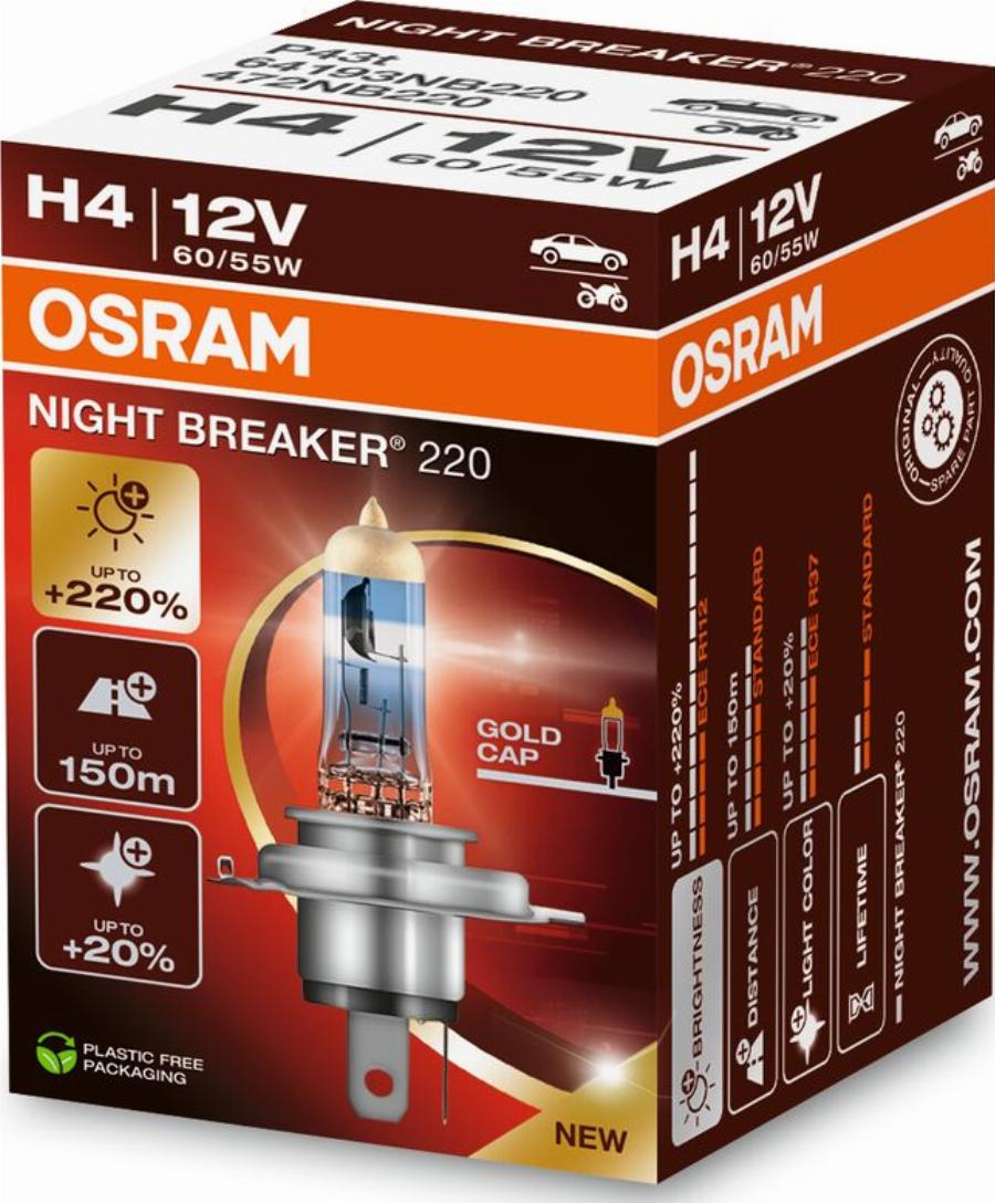 OSRAM 64193NB220 — Żarówka, reflektor dalekosiężny