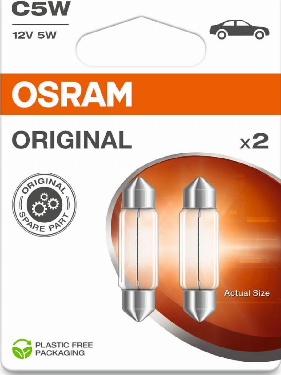 OSRAM 6418-2BL — Żarówka, oświetlenie tablicy rejestracyjnej
