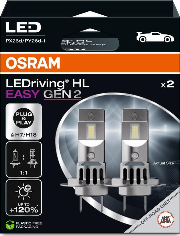 OSRAM 64210DWESY2-2HB — Żarówka, reflektor dalekosiężny