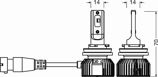 OSRAM 64213DWNBSM-2HB - Żarówki. ksenony. LED