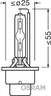 OSRAM 66240CLC - Żarówki. ksenony. LED