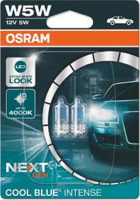 OSRAM 2825CBN-02B - ZAROWKA CALOSZKL.12V W5W C.B OSRAM-2SZT
