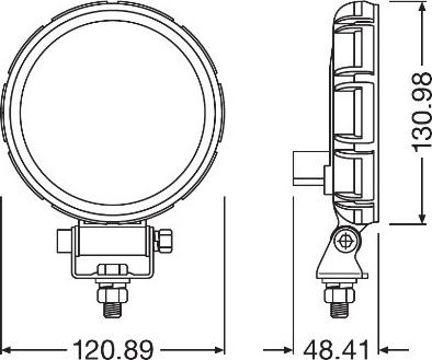 OSRAM LEDDL108-WD - REFLEKTOR DALEKOSIĘŻNY LEDRIVING REVERSING VX120R-WD