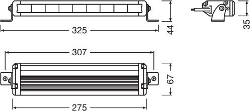 OSRAM LEDDL115-SP - REFLEKTOR DALEKOSIĘŻNY LEDRIVING LIGHTBAR VX250-SP