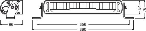 OSRAM LEDDL110-CB - REFLEKTOR DALEKOSIĘŻNY LEDRIVING LIGHTBAR MX250-CB