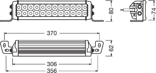 OSRAM LEDDL117-CB - REFLEKTOR DALEKOSIĘŻNY LEDRIVING LIGHTBAR VX250-CB