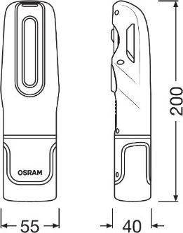 OSRAM LEDIL401 - Lampy warsztatowe przenośne