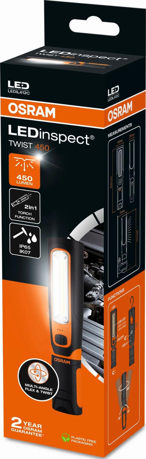 OSRAM LEDIL412C - Lampy warsztatowe przenośne