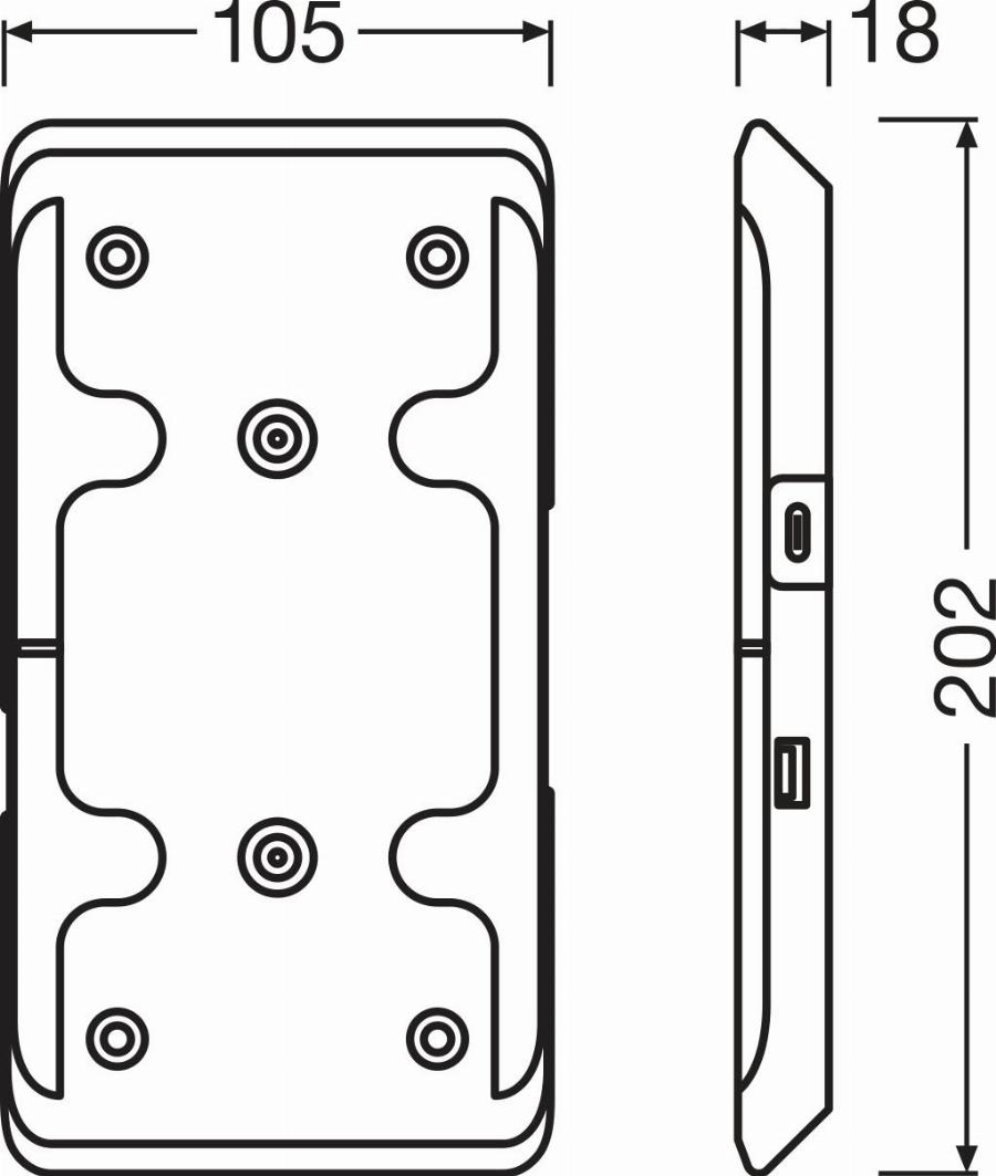 OSRAM LEDIL424 - PAD DO ŁADOWANIA LAMP WIRE-FREE PODWÓJNY. DUAL CHARGE PAD
