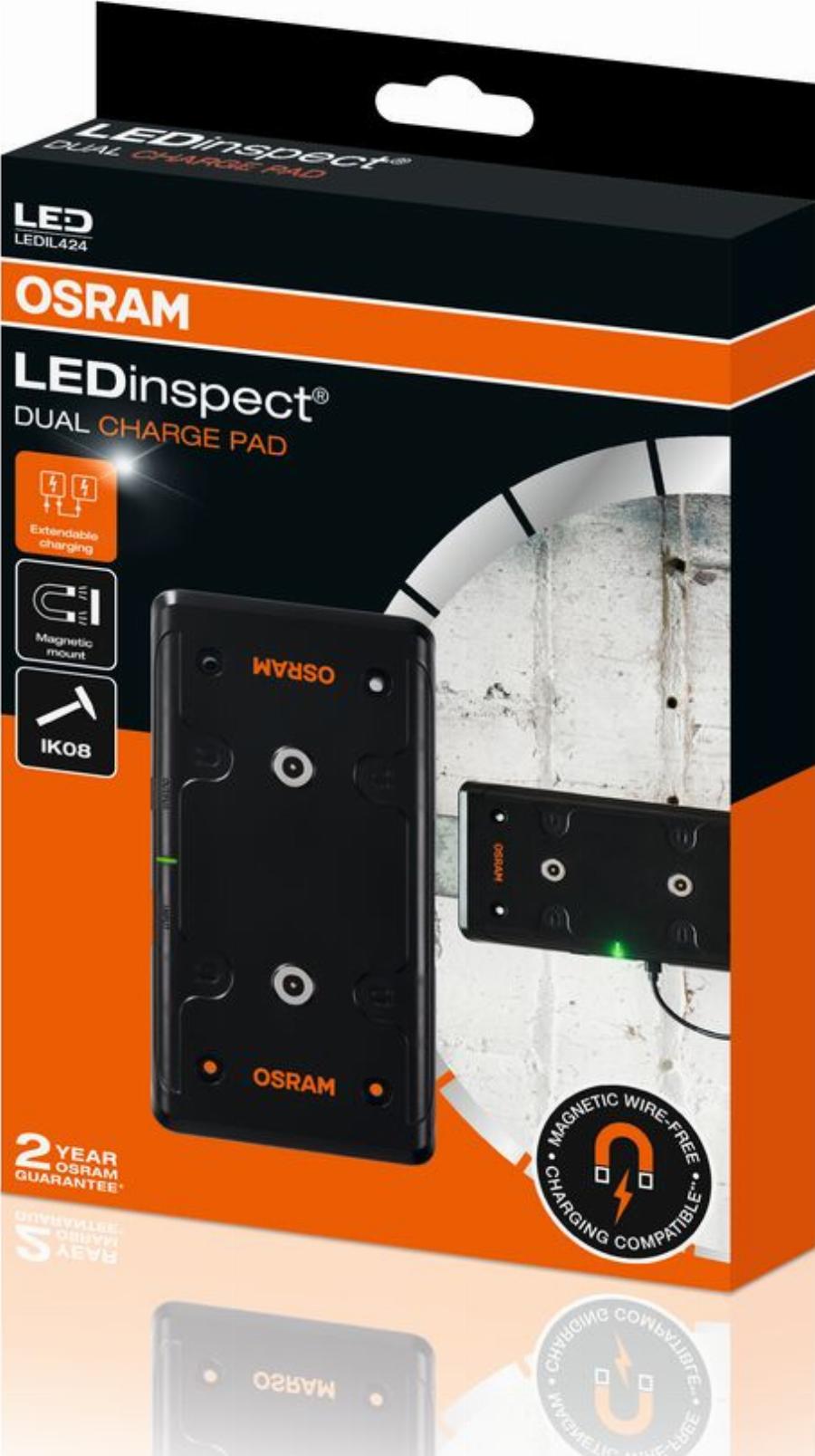 OSRAM LEDIL424 - PAD DO ŁADOWANIA LAMP WIRE-FREE PODWÓJNY. DUAL CHARGE PAD