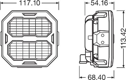 OSRAM LEDPWL115-FL - Lampa robocza