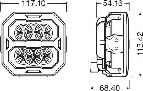 OSRAM LEDPWL116-SP - Lampa robocza