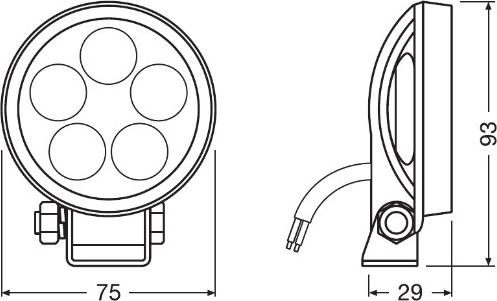 OSRAM LEDWL102-SP - Lampa robocza